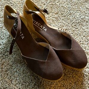 VISCATA Barcelona Pubol canvas Wedge Espadrilles Size 41 (9.5-10)